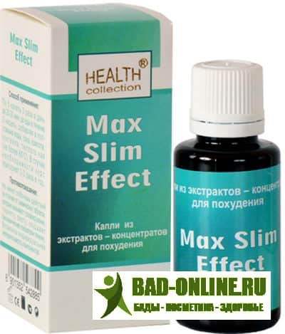 Max Slim Effect капли для похудения