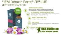 Detoxin Forte средство от паразитов